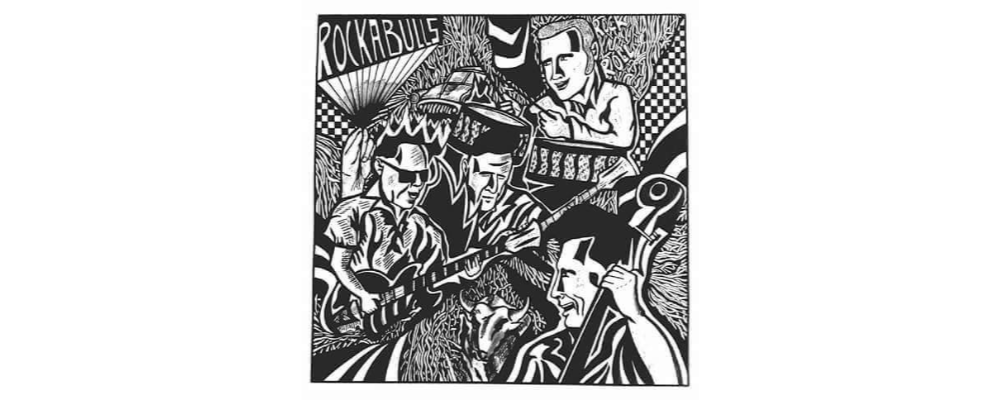 Rockabulls CD Cover 'Once at the barber'